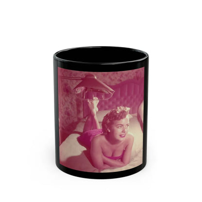 Terry Moore #746 (Vintage Female Icon) Black Coffee Mug-11oz-Go Mug Yourself
