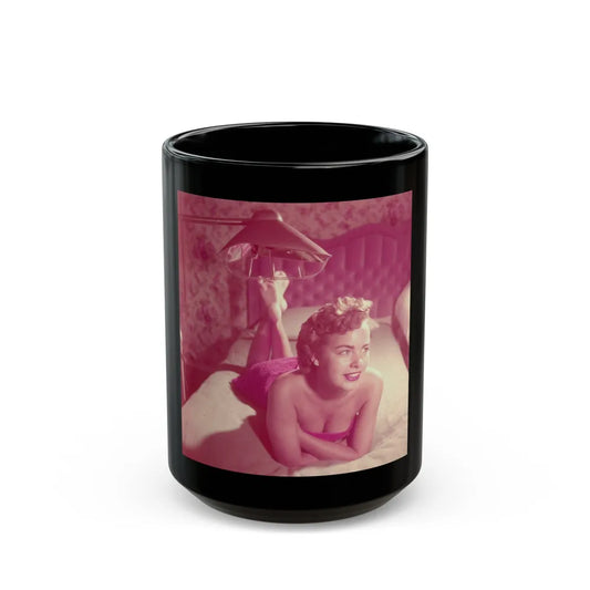 Terry Moore #746 (Vintage Female Icon) Black Coffee Mug-15oz-Go Mug Yourself