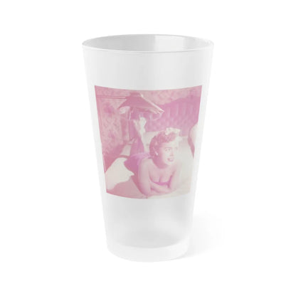 Terry Moore #746 (Vintage Female Icon) Frosted Pint Glass 16oz-16oz-Frosted-Go Mug Yourself