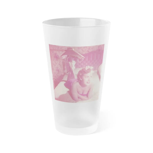 Terry Moore #746 (Vintage Female Icon) Frosted Pint Glass 16oz-16oz-Frosted-Go Mug Yourself