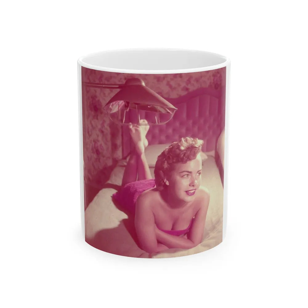 Terry Moore #746 (Vintage Female Icon) White Coffee Mug-11oz-Go Mug Yourself