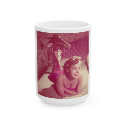 Terry Moore #746 (Vintage Female Icon) White Coffee Mug-15oz-Go Mug Yourself