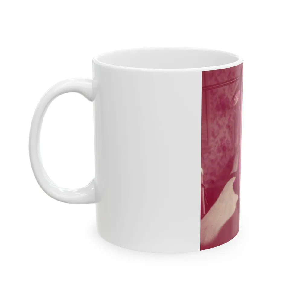 Terry Moore #746 (Vintage Female Icon) White Coffee Mug-Go Mug Yourself