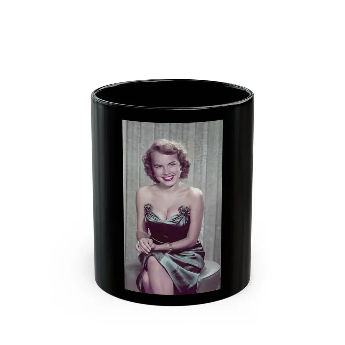 Terry Moore #747 (Vintage Female Icon) Black Coffee Mug 11oz - Go Mug Yourself