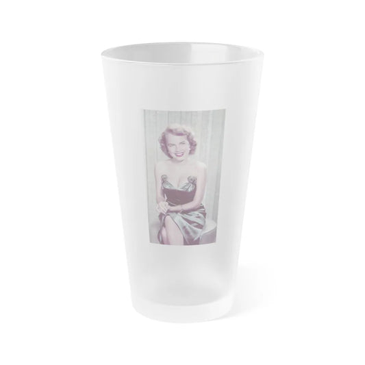Terry Moore #747 (Vintage Female Icon) Frosted Pint Glass 16oz-16oz-Frosted-Go Mug Yourself