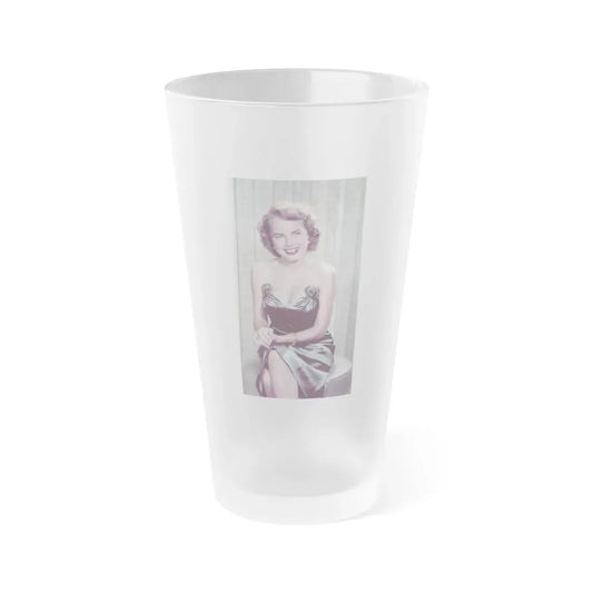 Terry Moore #747 (Vintage Female Icon) Frosted Pint Glass 16oz 16oz Frosted - Go Mug Yourself