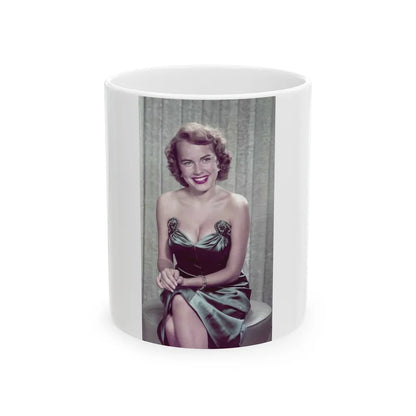 Terry Moore #747 (Vintage Female Icon) White Coffee Mug-11oz-Go Mug Yourself