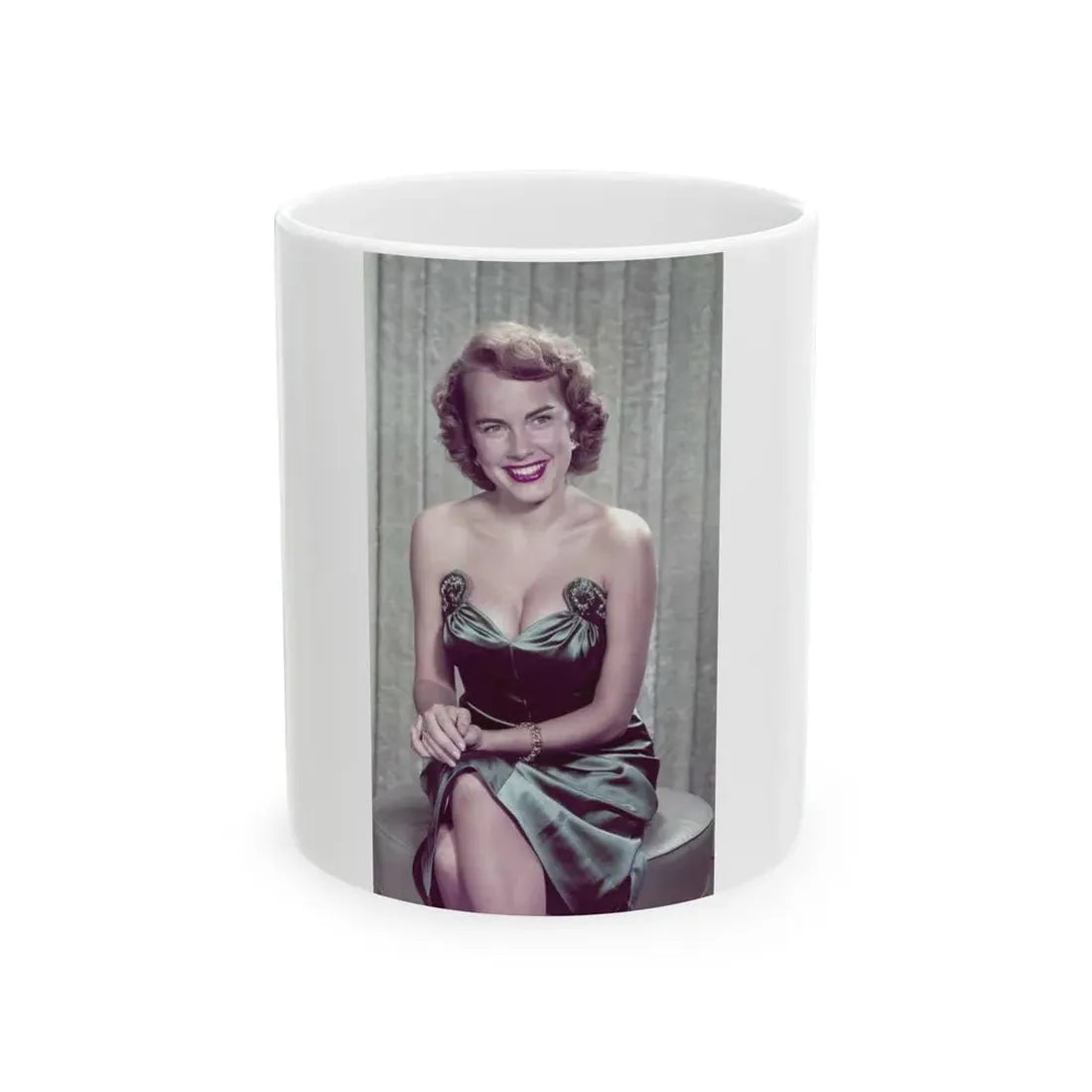 Terry Moore #747 (Vintage Female Icon) White Coffee Mug 11oz - Go Mug Yourself