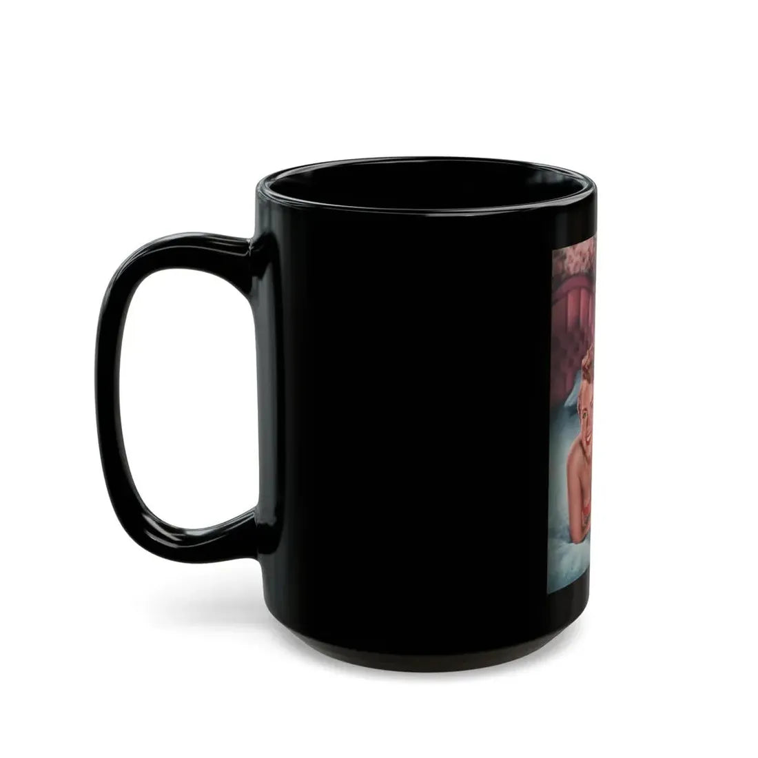 Terry Moore #749 - Photoplay Pin-Ups Magazine Issue #05 (Vintage Female Icon) Black Coffee Mug - Go Mug Yourself