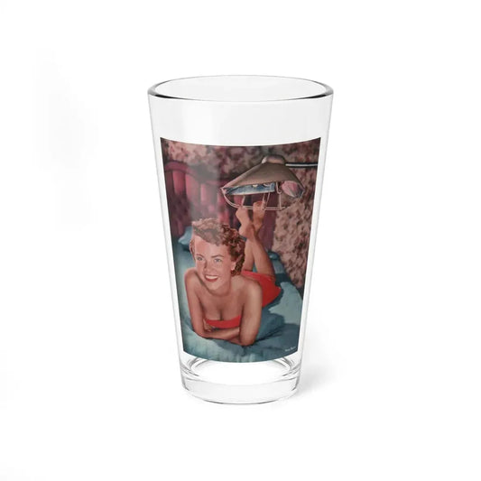 Terry Moore #749 - Photoplay Pin-Ups Magazine Issue #05 (Vintage Female Icon) Pint Glass 16oz 16oz - Go Mug Yourself