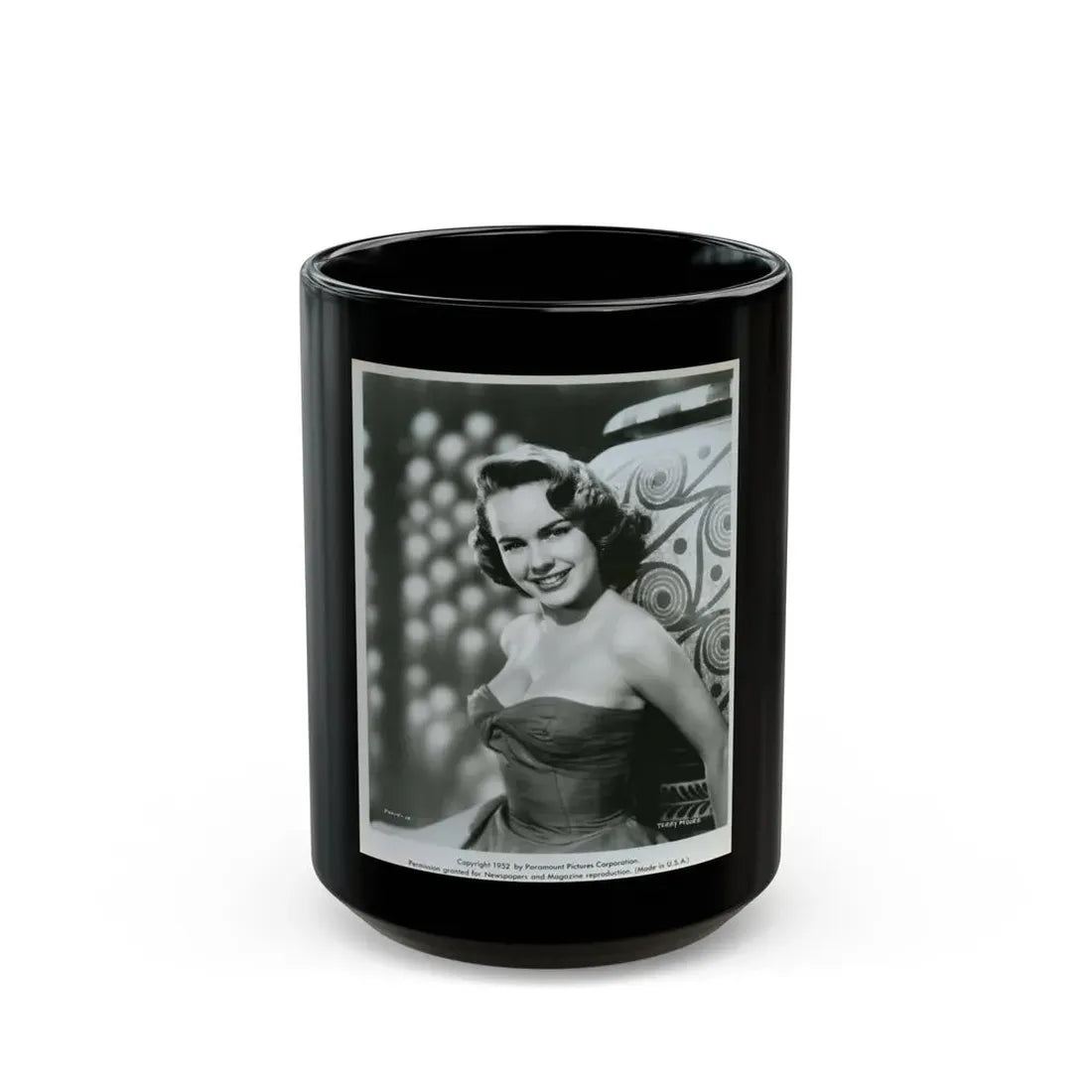 Terry Moore #751 (Vintage Female Icon) Black Coffee Mug 15oz - Go Mug Yourself