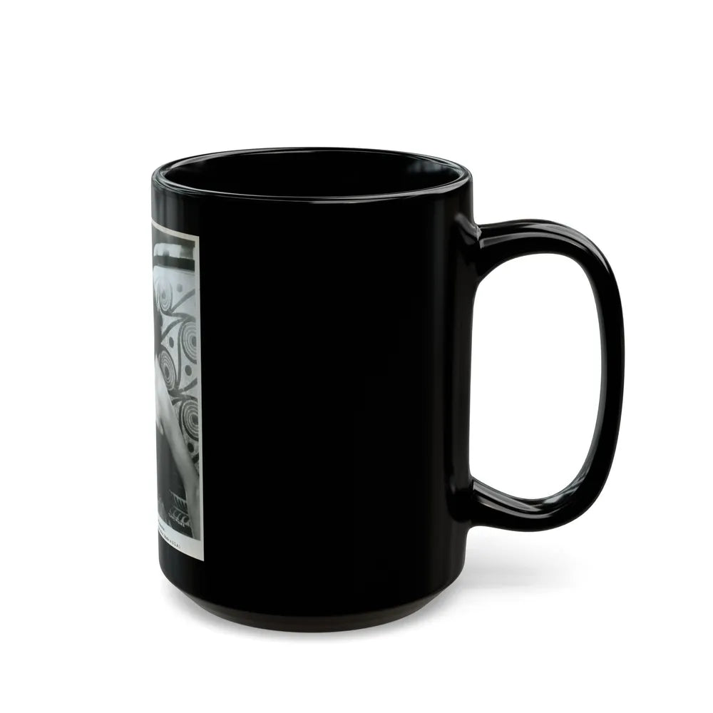 Terry Moore #751 (Vintage Female Icon) Black Coffee Mug-Go Mug Yourself