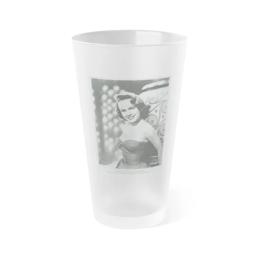 Terry Moore #751 (Vintage Female Icon) Frosted Pint Glass 16oz-16oz-Frosted-Go Mug Yourself