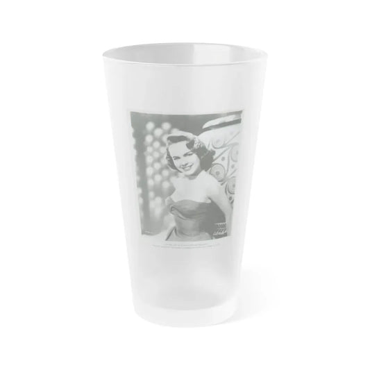 Terry Moore #751 (Vintage Female Icon) Frosted Pint Glass 16oz 16oz Frosted - Go Mug Yourself