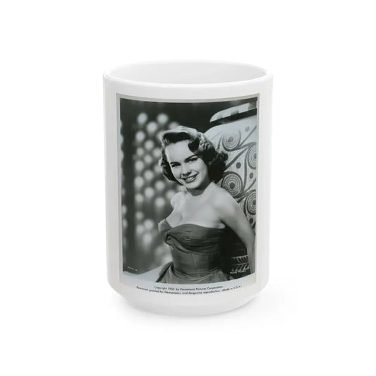 Terry Moore #751 (Vintage Female Icon) White Coffee Mug 15oz - Go Mug Yourself