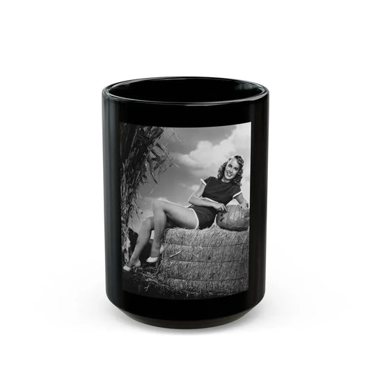 Terry Moore #753 (Vintage Female Icon) Black Coffee Mug 15oz - Go Mug Yourself