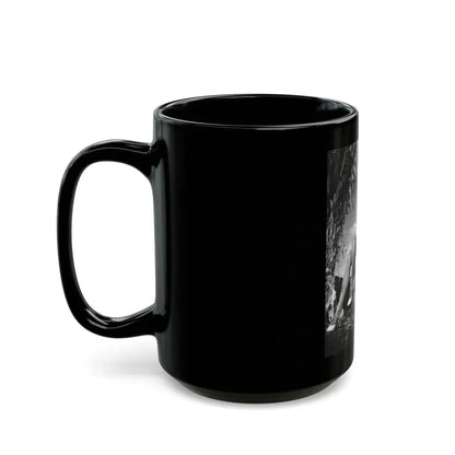 Terry Moore #753 (Vintage Female Icon) Black Coffee Mug - Go Mug Yourself