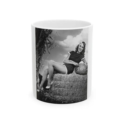 Terry Moore #753 (Vintage Female Icon) White Coffee Mug 11oz - Go Mug Yourself