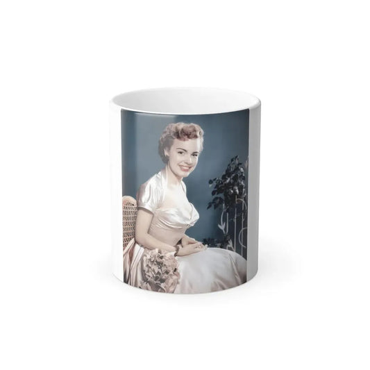 Terry Moore #755 - Vintage Color 8x10 Waist to Upper Body Glamour Photo (Vintage Female Icon) Color Changing Mug 11oz Default Title 11oz - Go Mug Yourself