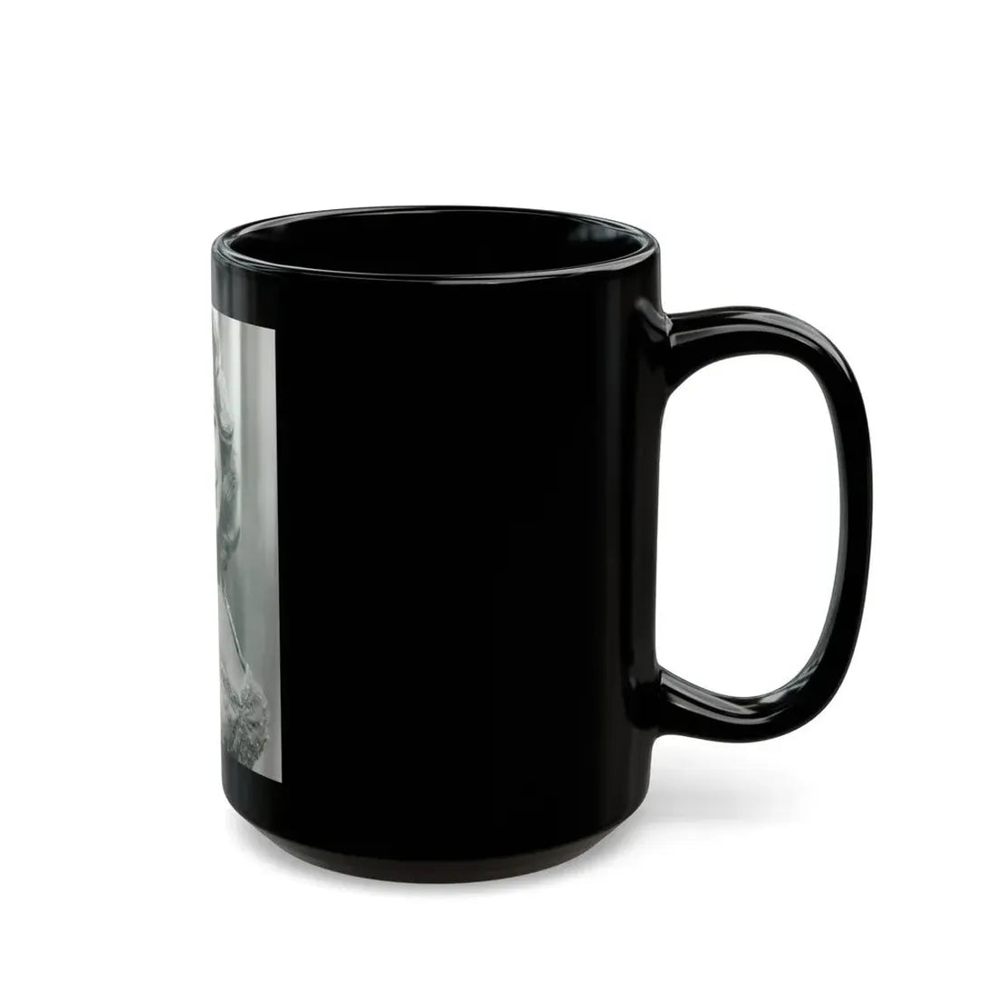 Terry Moore #757 - Vintage 1951 B&W 8x10 Upper Body Head & Shoulder Glamour Photo (Vintage Female Icon) Black Coffee Mug - Go Mug Yourself