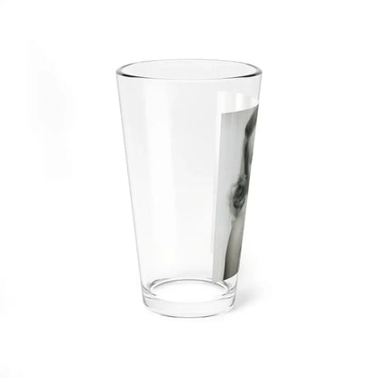 Terry Moore #757 - Vintage 1951 B&W 8x10 Upper Body Head & Shoulder Glamour Photo (Vintage Female Icon) Pint Glass 16oz - Go Mug Yourself
