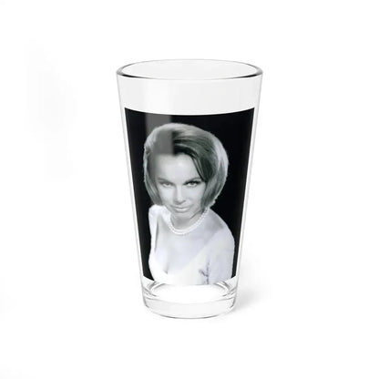 Terry Moore #758 - Vintage 1965 B&W 8x10 Upper Body Head & Shoulder Glamour Photo (Vintage Female Icon) Pint Glass 16oz 16oz - Go Mug Yourself