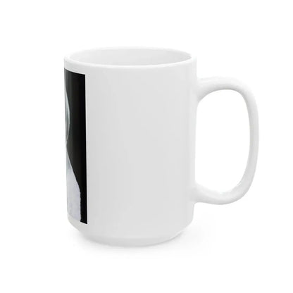 Terry Moore #758 - Vintage 1965 B&W 8x10 Upper Body Head & Shoulder Glamour Photo (Vintage Female Icon) White Coffee Mug - Go Mug Yourself