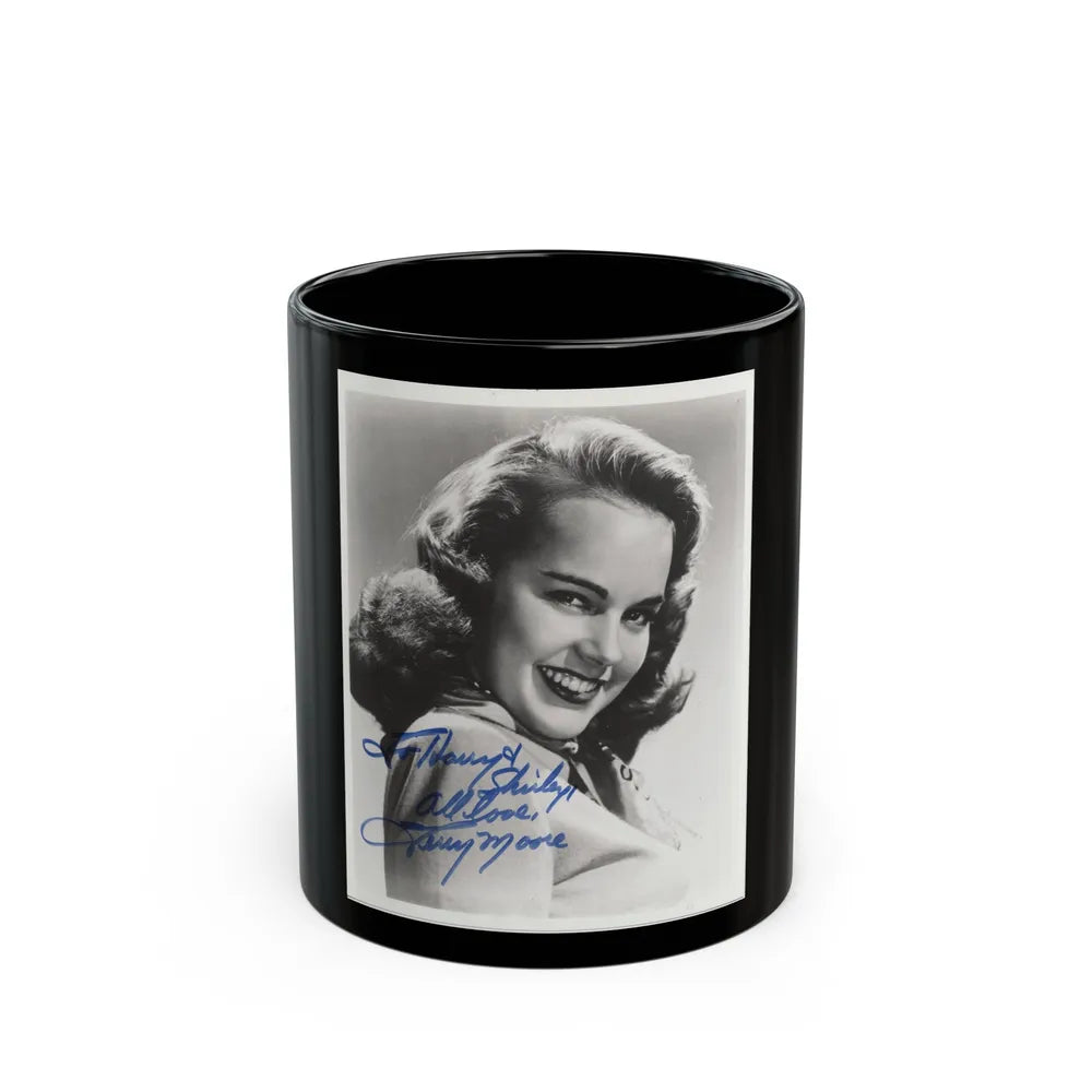 Terry Moore #90 (Vintage Female Icon) Black Coffee Mug-11oz-Go Mug Yourself