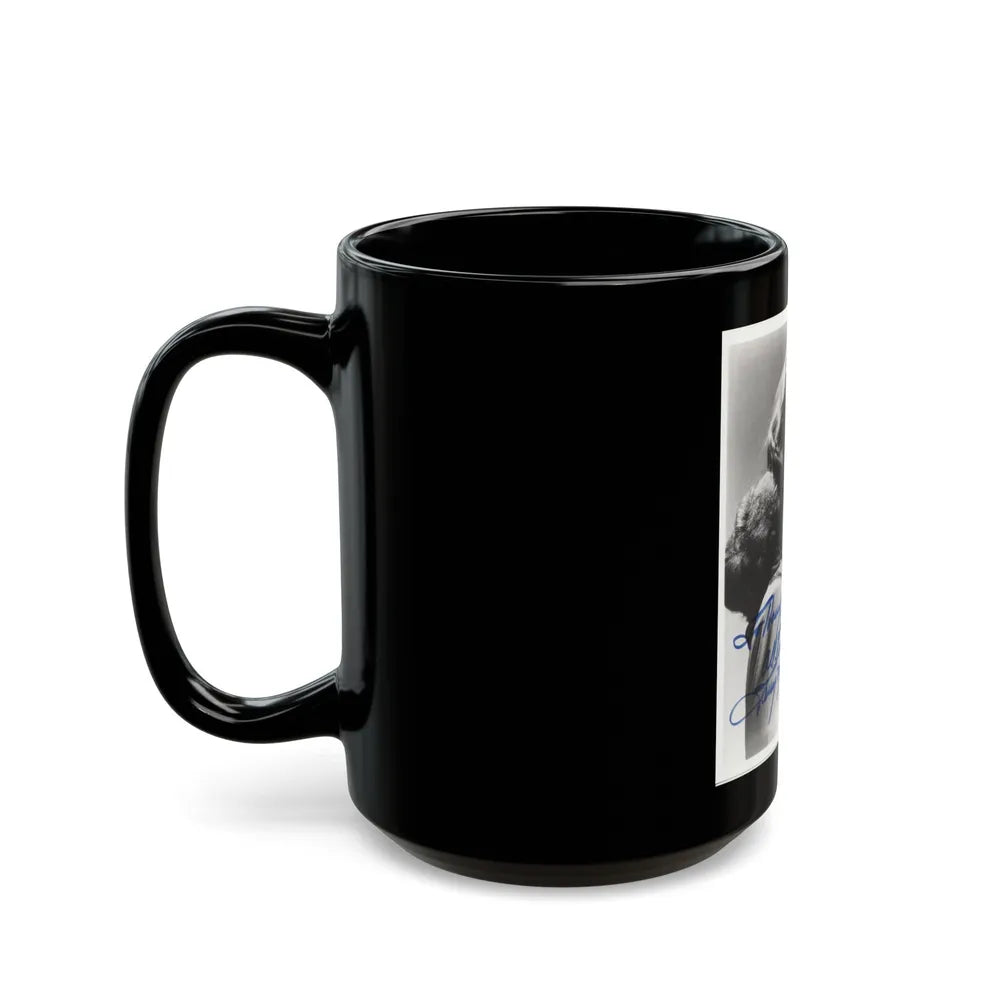 Terry Moore #90 (Vintage Female Icon) Black Coffee Mug-Go Mug Yourself