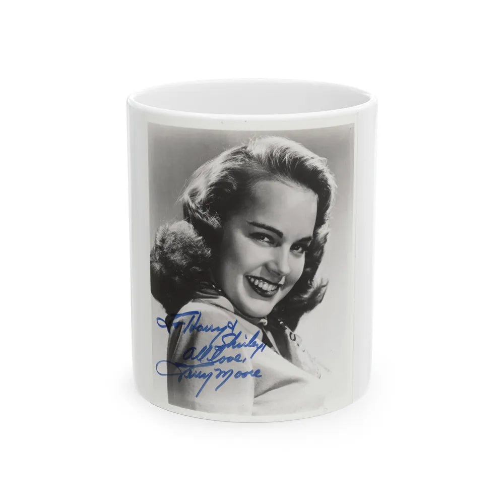 Terry Moore #90 (Vintage Female Icon) White Coffee Mug-11oz-Go Mug Yourself