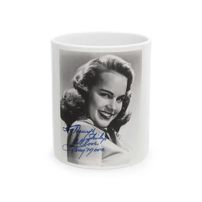 Terry Moore #90 (Vintage Female Icon) White Coffee Mug-11oz-Go Mug Yourself