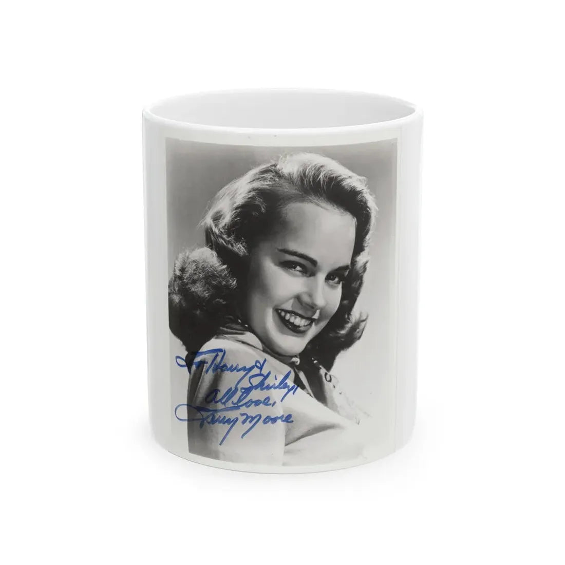 Terry Moore #90 (Vintage Female Icon) White Coffee Mug 11oz - Go Mug Yourself