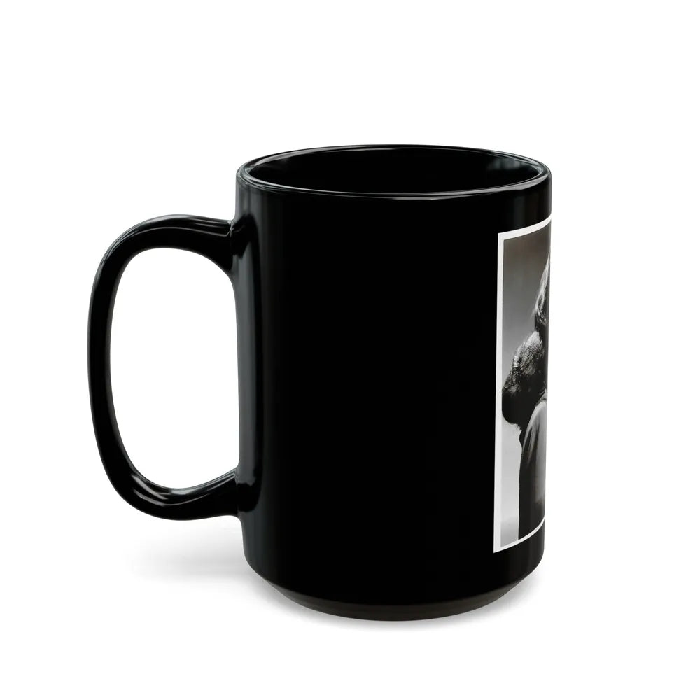 Terry Moore #901 (Vintage Female Icon) Black Coffee Mug-Go Mug Yourself