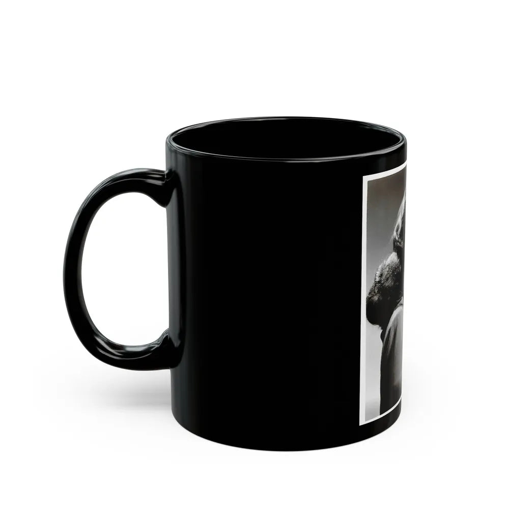 Terry Moore #901 (Vintage Female Icon) Black Coffee Mug-Go Mug Yourself