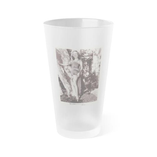 Terry Moore #96 (Vintage Female Icon) Frosted Pint Glass 16oz-16oz-Frosted-Go Mug Yourself