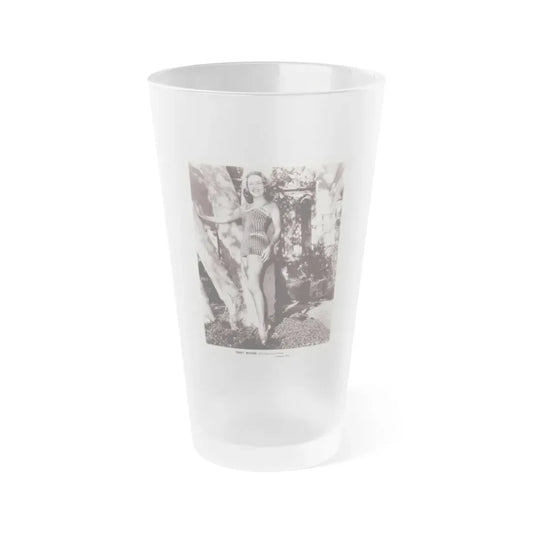 Terry Moore #96 (Vintage Female Icon) Frosted Pint Glass 16oz 16oz Frosted - Go Mug Yourself