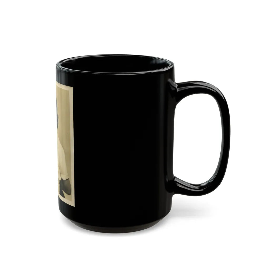 Terry Moore #97 (Vintage Female Icon) Black Coffee Mug-Go Mug Yourself