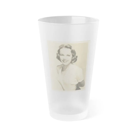 Terry Moore #97 (Vintage Female Icon) Frosted Pint Glass 16oz-16oz-Frosted-Go Mug Yourself