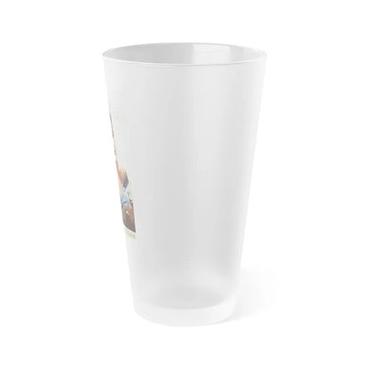 Terry Moore #98 - Japanese Magazine Cover (Vintage Female Icon) Frosted Pint Glass 16oz-Go Mug Yourself