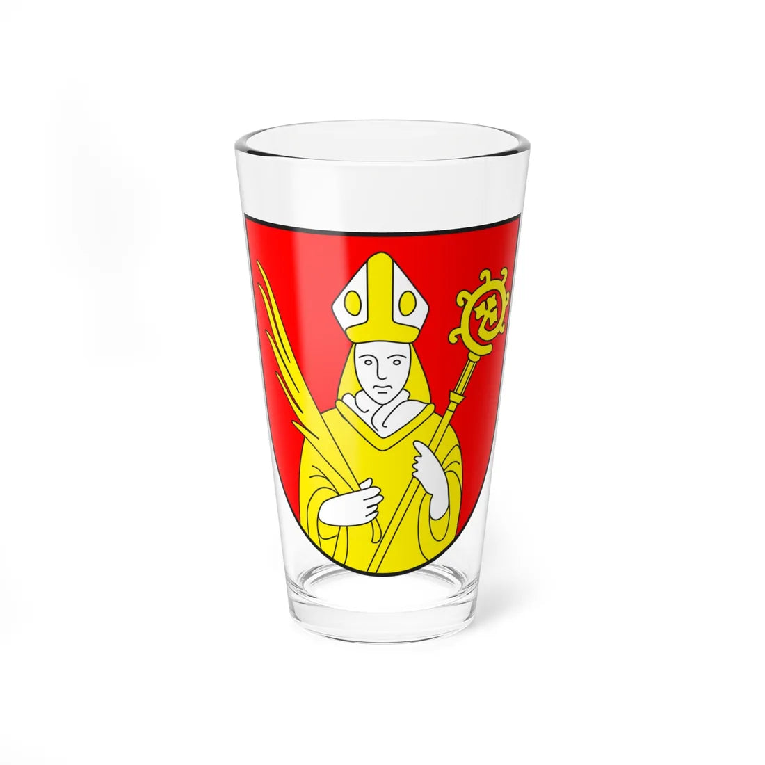 Tersnaus wappen (Switzerland) (Coat of Arms) Pint Glass 16oz 16oz - Go Mug Yourself
