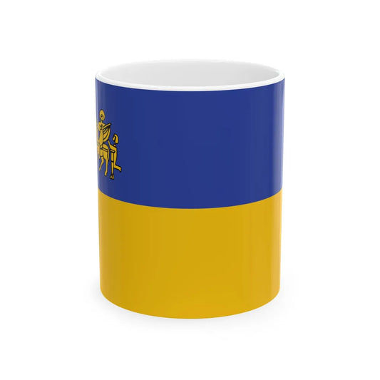 Tessenderlo vlag (Belgium) White Coffee Mug 11oz - Go Mug Yourself