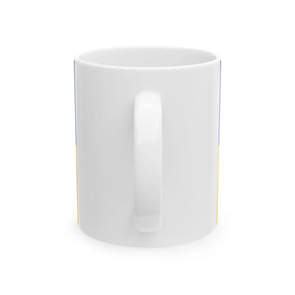 Tessenderlo vlag (Belgium) White Coffee Mug - Go Mug Yourself