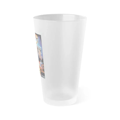 TEX AND THE LORD OF THE DEEP 1985 Movie Poster - Frosted Pint Glass 16oz - Go Mug Yourself