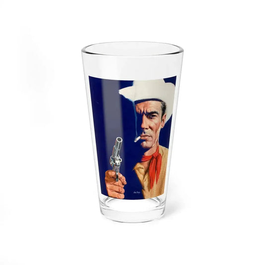 Texan's Don't Scare, Ace Double paperback cover, 1959 - Pint Glass 16oz 16oz - Go Mug Yourself