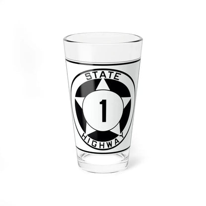 Texas 1 1935 (Texas) (Road Sign) Pint Glass 16oz 16oz - Go Mug Yourself