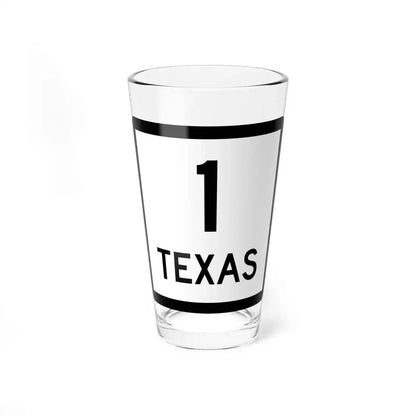 Texas 1 (Texas) (Road Sign) Pint Glss 16oz 16oz - Go Mug Yourself