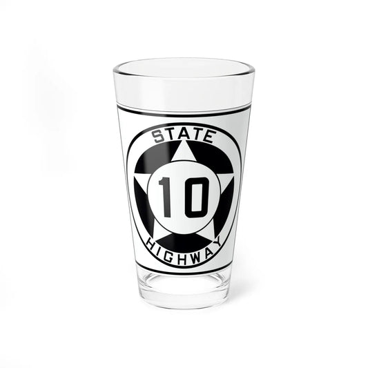 Texas 10 1935 (Texas) (Road Sign) Pint Glss 16oz 16oz - Go Mug Yourself