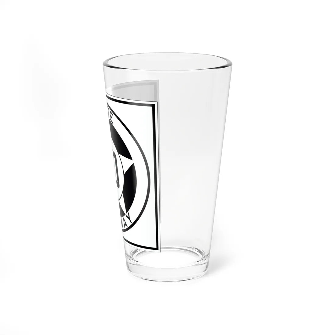 Texas 10 1935 (Texas) (Road Sign) Pint Glss 16oz - Go Mug Yourself