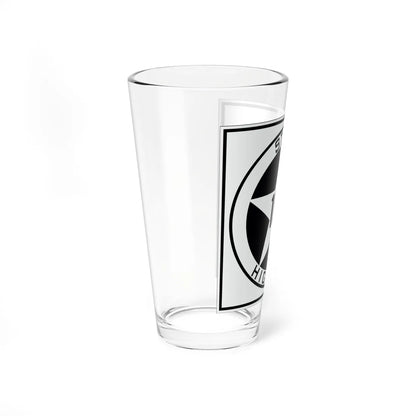 Texas 100 1917 (Texas) (Road Sign) Pint Glss 16oz - Go Mug Yourself