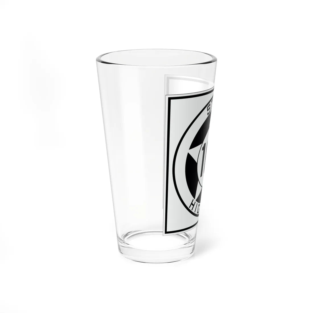 Texas 106 1935 (Texas) (Road Sign) Pint Glss 16oz - Go Mug Yourself